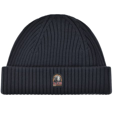 Product image for Parajumpers Ribbed Beanie Hat Navy