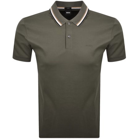 Product image for BOSS Penrose 38 Polo T Shirt Green