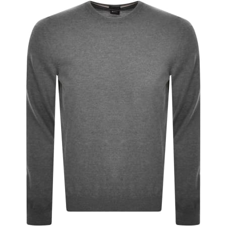 Product image for BOSS Botto L Knit Jumper Grey