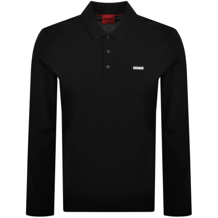 Product image for HUGO Donoslong Polo T Shirt Black