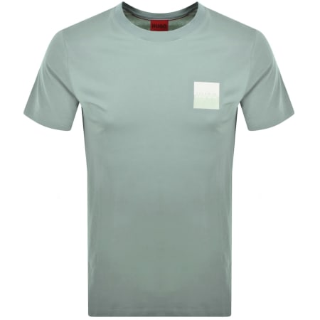 Product image for HUGO Dapusi Crew Neck T Shirt Green