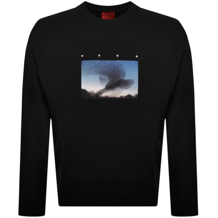 Product image for HUGO Dorizonto Relaxed Fit Sweatshirt Black