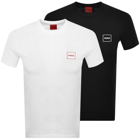 Product image for HUGO 2 Pack Crew Neck T Shirts