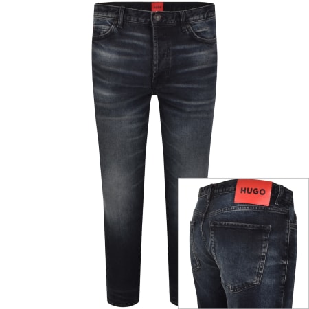 Product image for HUGO 634 Tapered Fit Jeans Medium Blue