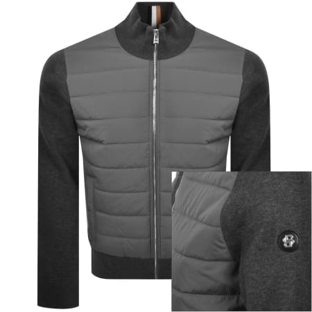 Product image for BOSS Hernesto Hybrid Jacket Grey