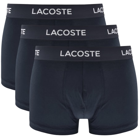 Product image for Lacoste Underwear 3 Pack Trunks Navy