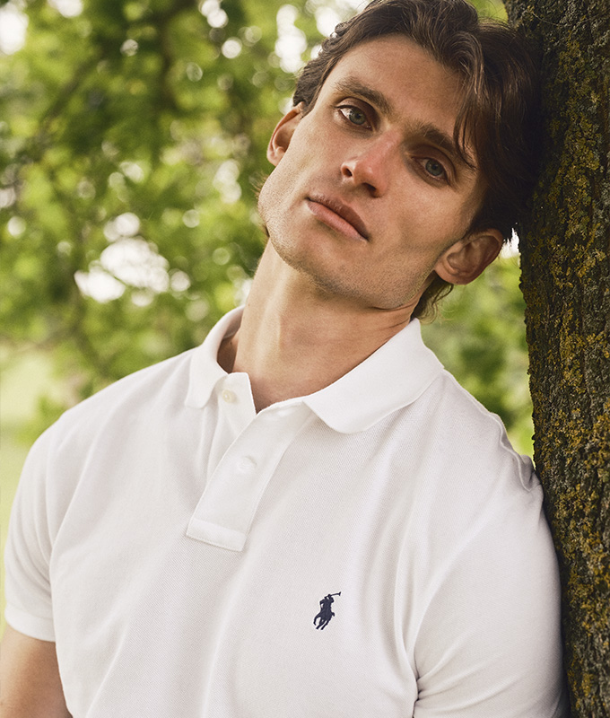 Polo Ralph Lauren white polo shirt
