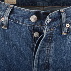 Image number 5 for Levis 501 Original Fit Jeans Mid Wash Blue