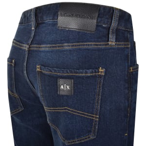 Image number 4 for Armani Exchange J13 Slim Fit Jeans Blue