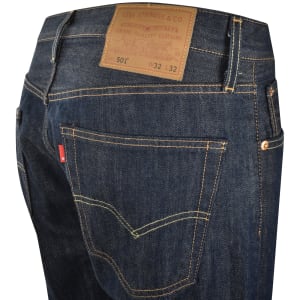 Image number 4 for Levis 501 Original Fit Jeans Blue