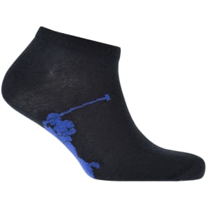 Image number 4 for Ralph Lauren 3 Pack Trainer Socks Navy