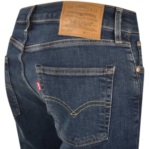 Image number 4 for Levis 511 Slim Fit Jeans Dark Wash Navy
