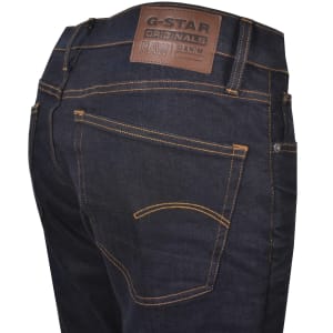 Image number 4 for G-Star 3301 Tapered Jeans Dark Wash Blue