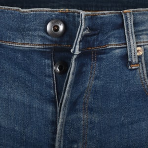Image number 5 for G-Star 3301 Slim Fit Jeans Mid Wash Blue