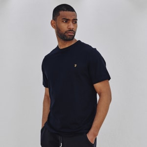Image number 4 for Farah Danny T Shirt Navy