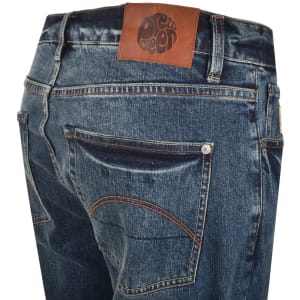 Image number 4 for Pretty Green Erwood Slim Fit Mid Wash Jeans