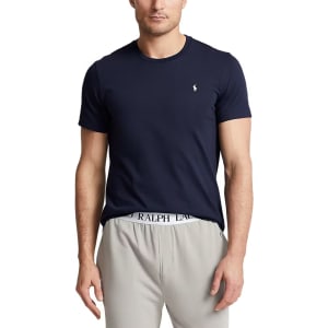 Image number 4 for Ralph Lauren Crew Neck T Shirt Navy