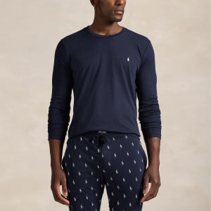 Image number 4 for Ralph Lauren Long Sleeved T Shirt Navy