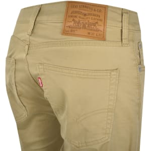 Image number 4 for Levis 511 Slim Fit Chinos Beige