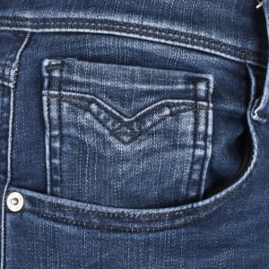 Image number 4 for Replay Anbass Hyperflex Cloud Slim Fit Jeans Blue