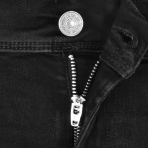 Image number 5 for Replay Anbass Hyperflex Slim Fit Jeans Black