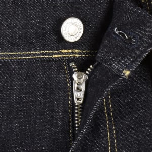 Image number 5 for Replay Anbass Slim Fit Dark Wash Jeans Navy