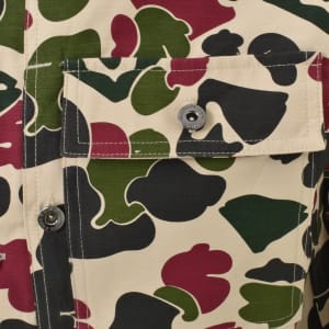 Image number 4 for Billionaire Boys Club Camo Overshirt Beige