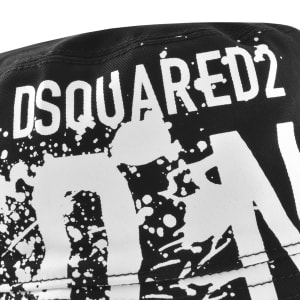 Image number 4 for DSQUARED2 Icon Splash Bucket Hat Black
