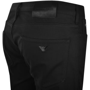Image number 4 for Emporio Armani J06 Slim Fit Trousers Black