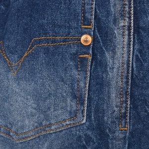 Image number 5 for Versace Jeans Couture Slim Milano Tape Jeans Blue