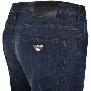 Image number 4 for Emporio Armani J06 Slim Fit Jeans Mid Wash Blue