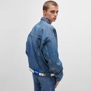 Image number 5 for HUGO Blue Corso Denim Jacket Blue