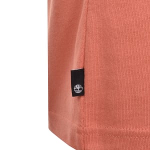 Image number 4 for Timberland Logo T Shirt Orange