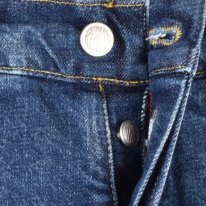 Image number 5 for Replay M9Z1 Straight Jeans Mid Wash Blue