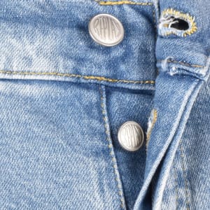 Image number 5 for Replay M9Z1 Straight Jeans Light Wash Blue