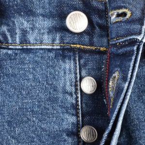 Image number 5 for Replay M9Z1 Straight Jeans Mid Wash Blue