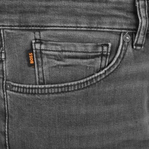 Image number 4 for BOSS RE Maine Regular Fit Jeans Grey