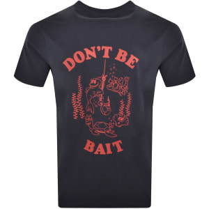 Image number 5 for Farah Vintage Stockwell Graphic T Shirt Navy