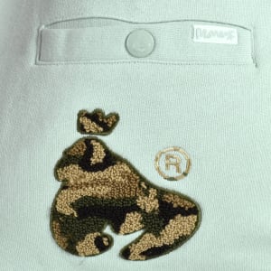 Image number 4 for Money Camo Chop Shorts Blue