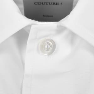 Image number 4 for Moschino Short Sleeve Poplin Shirt White