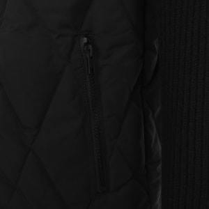 Image number 4 for Moschino Knit Sleeve Jacket Black