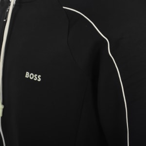 Image number 4 for BOSS Saggy 1 Full Zip Hoodie Black