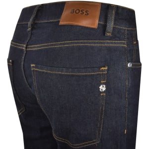Image number 4 for BOSS Delaware Slim Fit Jeans Navy
