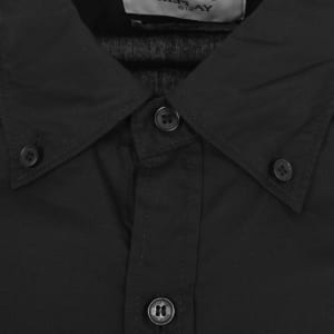 Image number 4 for Replay Long Sleeved Shirt Black