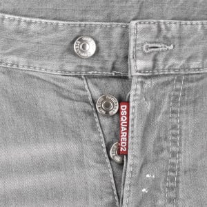 Image number 5 for DSQUARED2 Skater Slim Fit Jeans Grey