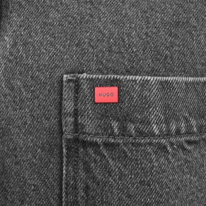 Image number 4 for HUGO Ewovo Overshirt Jacket Grey