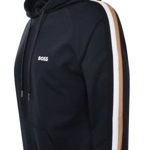 Image number 5 for BOSS Iconic Hoodie Navy