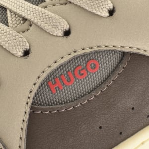 Image number 4 for HUGO Hadrian Tennis Trainers Grey
