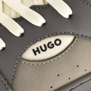 Image number 4 for HUGO Hadrian Tennis Trainers Grey