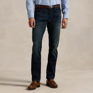 Image number 6 for Ralph Lauren Sullivan Slim Fit Jeans Navy
